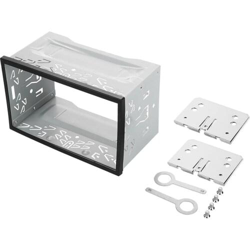 Car Audio Iso Universal Dvd Navigation Installation Box Double Spindle Fixed Iron Frame Fuselage Modified Iron Iron Fram