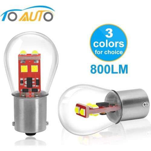 BAU15S PY21W BA15D 1157 BAY15D P21/5W LED P21W BA15S 1156 R5W Car LED Lights Lamp Turn Signal Bulbs Auto White Red Amber 12V