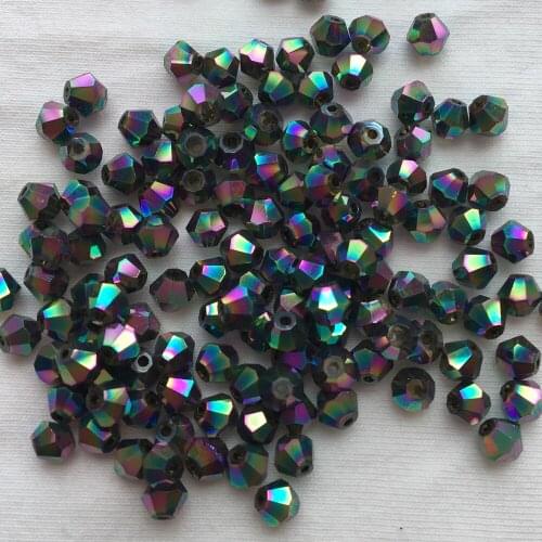 Free Shipping! 720pcs/Lot, Chinese Top Quality 4mm Rainbow Crystal Bicone Beads