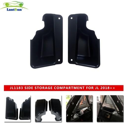 JL1183 For JL Wrangler uses 2018+ Sahara uses a pair Abs material, storage box on 2 sides of tail box LANTSUN