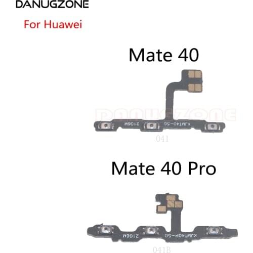 Power Button Switch Volume Button Mute On / Off Flex Cable For Huawei Mate 40 Pro
