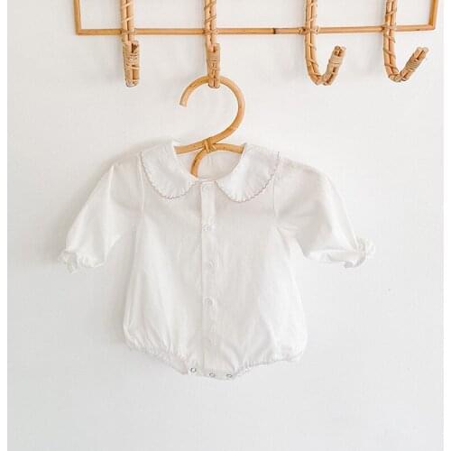 Newborn Baby Girls Romper Sunsuit Summer Baby Girls Clothes For Kids jumpsuit Princess Soft Infant Boys Romper Cotton Overalls