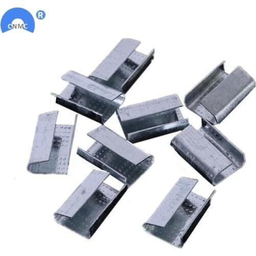 1000g/lot Metal Seals Packing Strap Clips Buckle for PP and PET Straps 13/16/19mm
