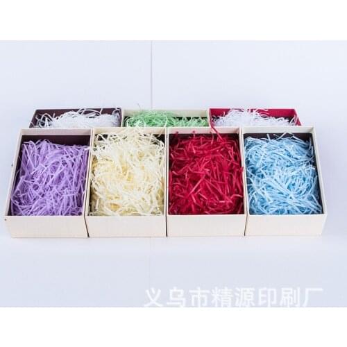Fashion colorful gift packing filling paper gift box decorations and joyful filling paper 10g