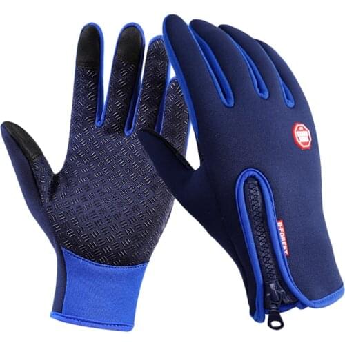 Motorbike Winter Thermal Gloves Touch Screen Full Mitt Windproof Mitten