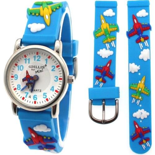 New 3D Cartoon fashion silicone zebra Giraffe kids Watch Children Girls Boys Students Quartz Wristwatches relogio kol clock