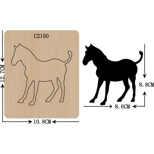 New Horse Wooden die Scrapbooking C2150 Cutting Dies