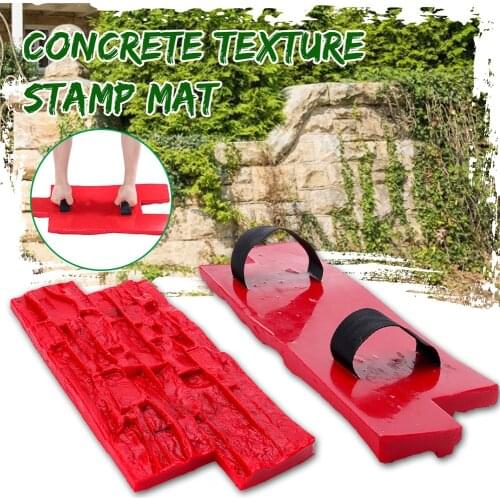 New 2 Size Polyurethane Molds For Concrete Garden House Decor Texture Wall Floors Molds Cement Plaster Stamps Model Molds