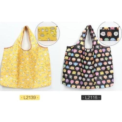 New Waterproof Nylon Shopping Bags Reusable Storage Bag Eco Friendly Tote Bags Large Capacity