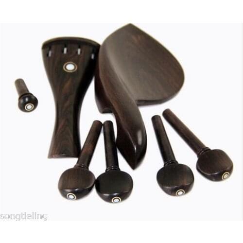 Violin nature Part 4/4 include:Pegs, Chin rest, Tail piece, End bottom
