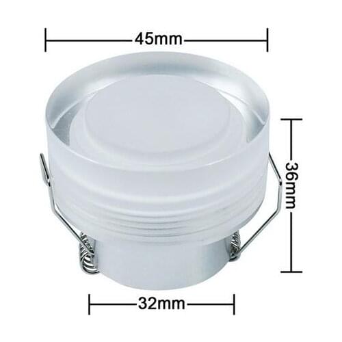 3W AC85-265V 6pcs/lot led down light crystal led ceiling lamp Red/Yellow/Green/Blue/White/Warm white led fixture