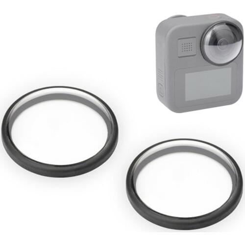 1 Pair Protective Covers Camera Lens Covers Frame for GoPro Max Sport Camera Accessories 35 * 10 mm