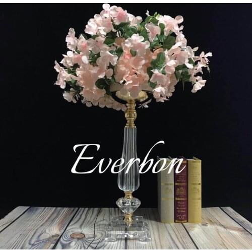 10pcs Wedding decoration Acrylic geometric road Transparent Flower stand wedding decoration Bride party decoration