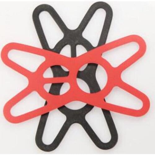 10Pcs Bicycle Flashlight Silicone Straps Mountain Bike Cycling Torch Phone Headlight Handlebar Mount Holder Bandage