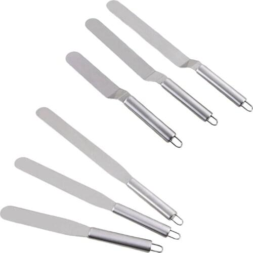 3 Pcs Stainless Steel Cake Scraper Pastry Cutters Baking Cake Fondant Spatulas Edge DIY Baking Decorating Tools 1Set