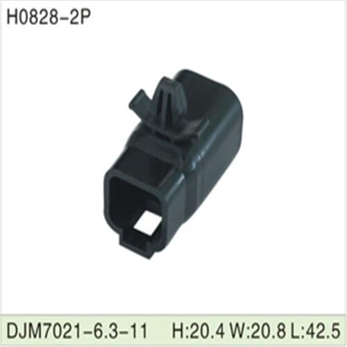 500PCS DJM7021-6.3-11 6.3mm 2Pin AMP Car Electrical Wire Connectors for Audi ,BMW,Honda,Toyota,NISSAN AND other models