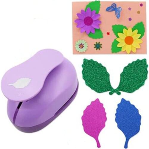 Free Ship 16mm-74mm FOLIAGE shape Craft Hole Punch Photo Frame Greeting Card leaves DIY Tools Leaf Design Paper and Eva Cutter