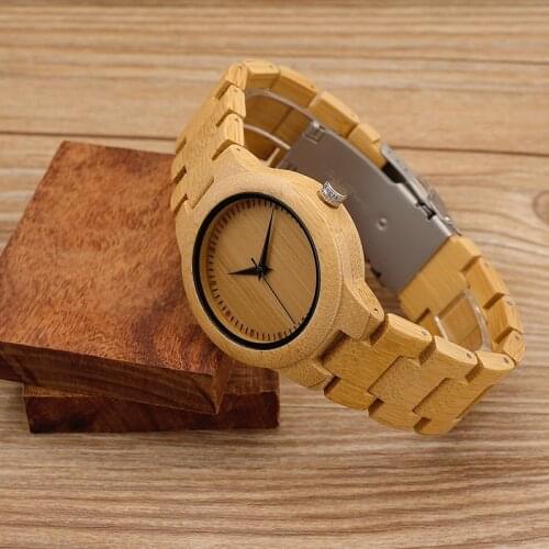 BOBO BIRD Luxury Women Watch Gifts Bamboo Band Japan Movement 2035 Quartz Bamboo Watches for Women relogio feminino