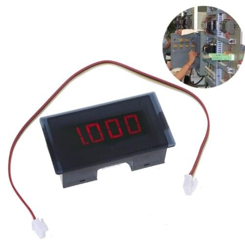 Digital Voltmeter Ammeter Voltage Current Meter Power Supply LED Display 2V-200V Electricity Usage Monitor 5140A