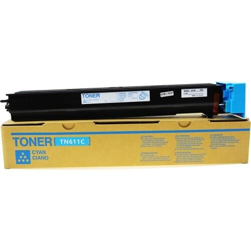 TN611C TN611Y TN611M Color Toner Cartridge Compaitble For Konica Minolta Bizhub C550 C650 C451 Printer TN611 Cyan Yellow Magenta