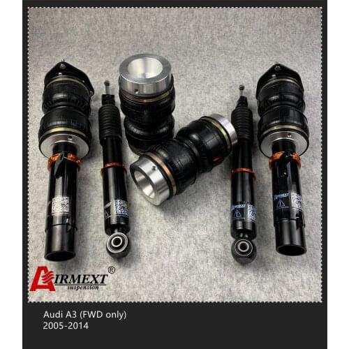 For AUDI A3 FWD(2005~2014)/Air suspension kit /coilover +air spring assembly /Auto parts/chasis adjuster/ air spring/pneumatic