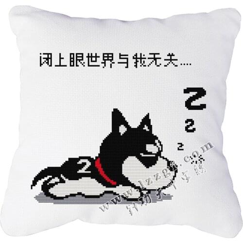 Everlasting Love Husky Ecological Cotton Chinese Cross Stitch Kits DMC 11CT DIY Gift Wedding Decoration