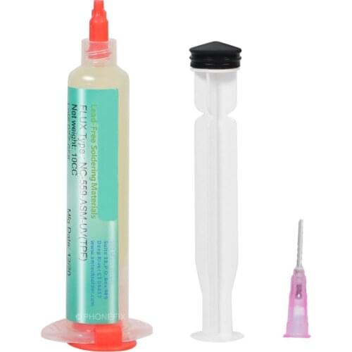1PCS 10cc NC-559-ASM Solder Paste Welding Oil Flux For BGA PCB Reballing Repair Soldering Paste With Syringe Plunger