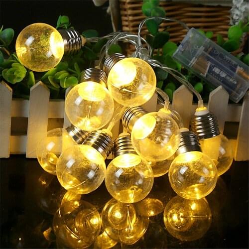 Garland LED 10/20 LEDs Light String Battery Power Fairy Lights Living Room Outdoor Garden Waterproof Christmas Lights Decor Lamp