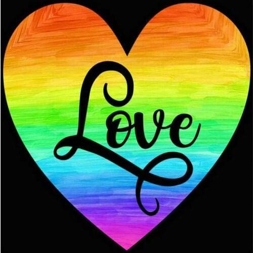 Full square drill diy 5d diamond painting heart love pattern 3d diamond embroidery crystal mosaic artwork decoration