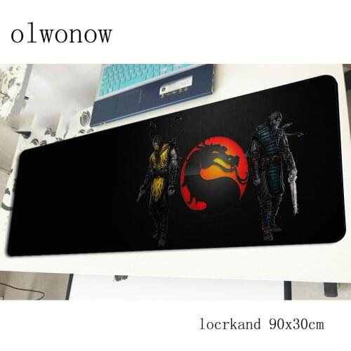 Mortal kombat mousepad 900x300x2mm present gaming mouse pad gamer mat Birthday game computer desk padmouse keyboard play mats