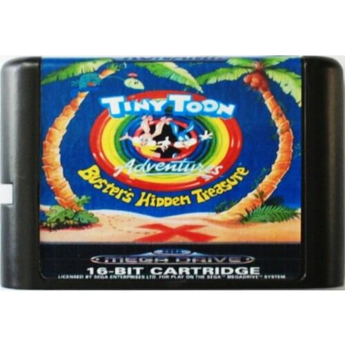 Tiny Toon 16 bit MD Game Card For Sega Mega Drive For SEGA Genesis