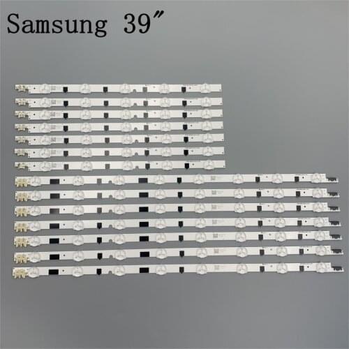 New kit 14pcs LED strip for Samsung UA39F5088AR 2013SVS39F L 8 R 5 REV1.9 130212 BN96-25302A BN96-25303A BN96-27896A BN96-27897A