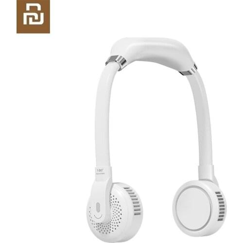 New Hanging Neck Fan Usb Charging Outdoor Sports Refreshing Leafless 3-speed Silent Air Cooler Cooling Wearable Neckband Fans