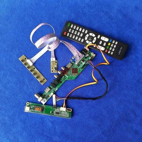 Fit N141I1/N141I3/N141I4 1280*800 DIY kit Signal Analog LCD screen controller board AV VGA USB HDMI-compatible 30 Pin LVDS 1CCFL