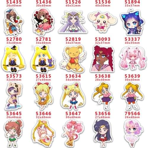 DIY Craft Supplies Sewing Accessories Cartoon Fairy Printed Planar Resins Mold 10 Pieces. PR-51435