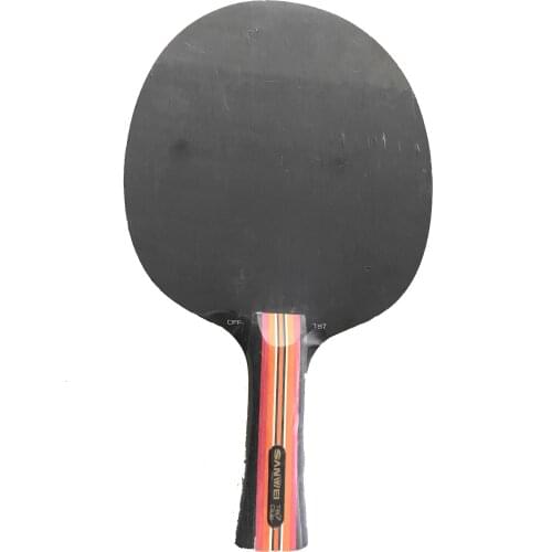 Sanwei TS7 Dyed Ayous 5 WoodsTable Tennis Blade Ping Pong Racket Bat Paddle Bat Paddle
