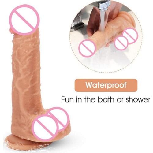 Sex Toys Fake Real Penis Female Masturbation Device Manual Fake Penis Erotic Adult Products Family Couple Flirting Products