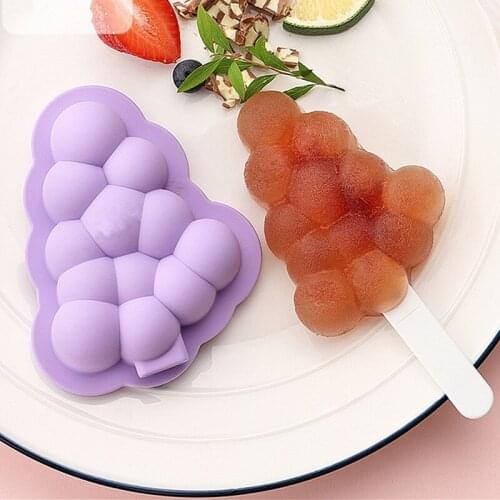 Silicone Ice Cream Mold Popsicle Molds Frozen Ice Mould with Popsicle Sticks DIY Homemade Freezer Ice Lolly Mould