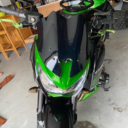 Motorcycle Windshield Windscreen Viser VIsor Wind Deflectors Double Bubble For Kawasaki Z800 2014 2015 2016 Z 800 Accessories