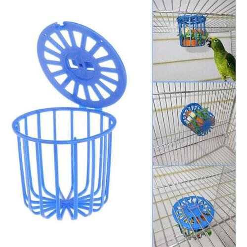 Dorakitten 1pc Creative Multi-Purpose Cage Hanging Toys Bird Fruit Vegetable Feeder Basket Parrot Food Feeder Pet Supplies