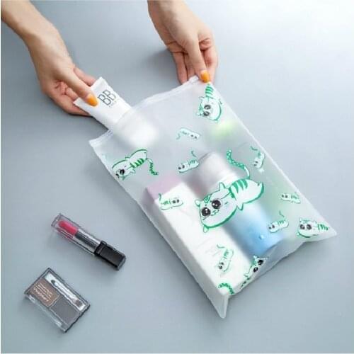 1 piece of transparent cosmetic bag travel cosmetic case ladies makeup bathroom storage bag storage bag toiletries beauty kit