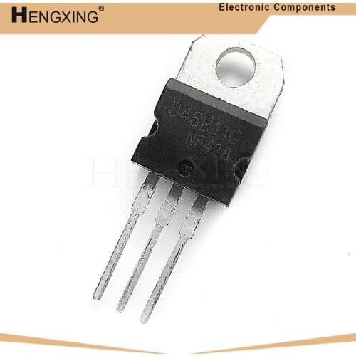 10piece 5pcs+5pcs D44H11G D45H11G D44H11 D45H11 TO-220 pairing tube new original Immediate delivery free shippin In Stock