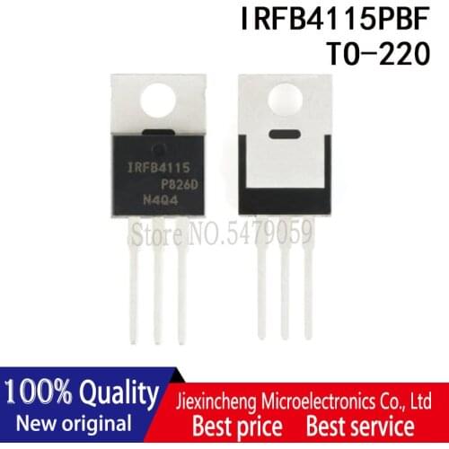 10PCS IRFB4115 IRFB4115PBF TO-220 150V 104A MOSFET Transistor New Original