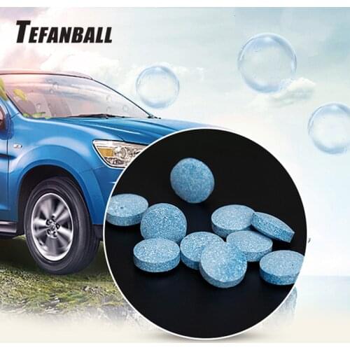 20Pcs/Lot Multifunctional Effervescent Tablets Spray Cleaner for Car Windshield Kitchen Bathroom Glass Cleaning DropShipping