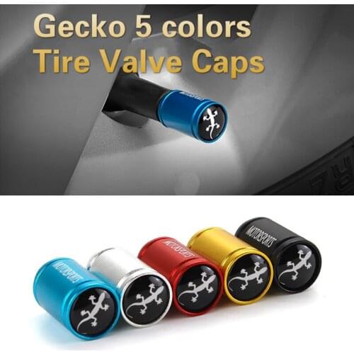 4X Gecko Car Wheel Tire Valve Stem Cap For Car Motorcycle Air Leakproof And Protection Your Valve car accessories 5 Colours