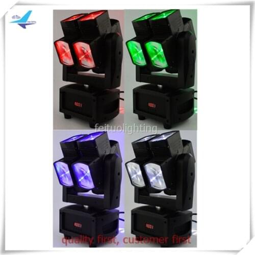 8pcs 8x10 spyder head lights LED DMX Compact Moving Head RGBW Club Lights