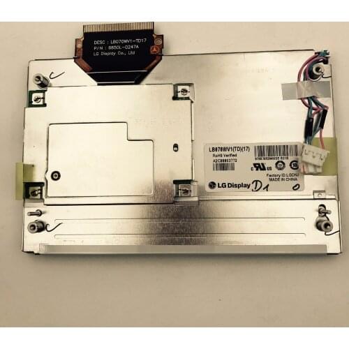 Brand new and original LB070WV1 TD17 LB070WV1 (TD)(17) 7INCH TFT LCD Display for Mercedes car dvd navigation system