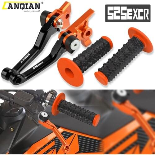 Motorcycle Aluminum Dirt Bike Brake Clutch Levers 7/8'' Rubber Handle Bar For 525EXCR 525 EXCR 2003 2004 2005 2006 Accessories