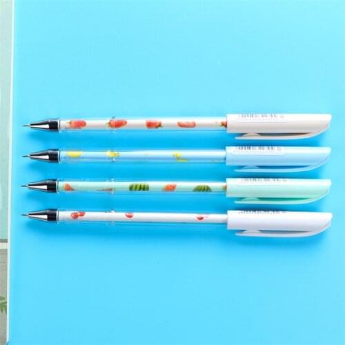 DL South Korea creative stationery pen 0.5mm fruit black pen carbon for students Wholesale price office & school stationery