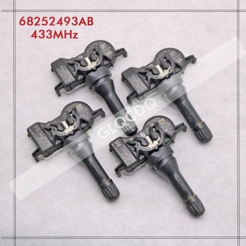 FOR 2014-2021 JEEP RENEGADE TPMS 433MHz TIRE PRESSURE SENSOR TPMS JEEP TIRE AIR PRESSURE SENSOR 68252493AB 68252493AA 68105280AF